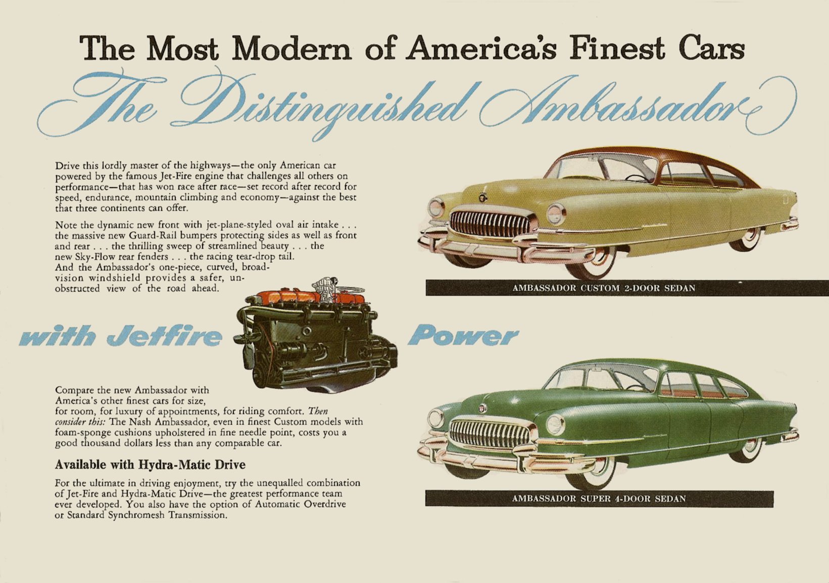 1951 Nash Airflyte Brochure Page 7